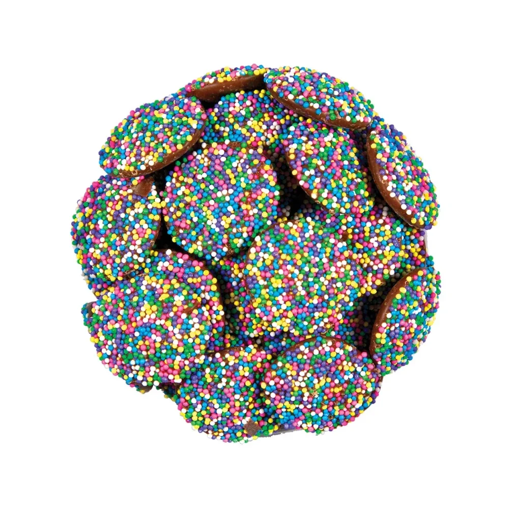 Milk Chocolate Spring Nonpareils: 6-Pound Case