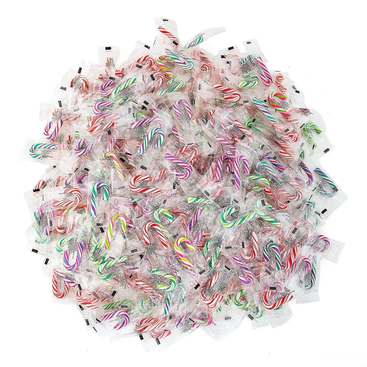 Mini Candy Cane Assortment: 600-Piece Case