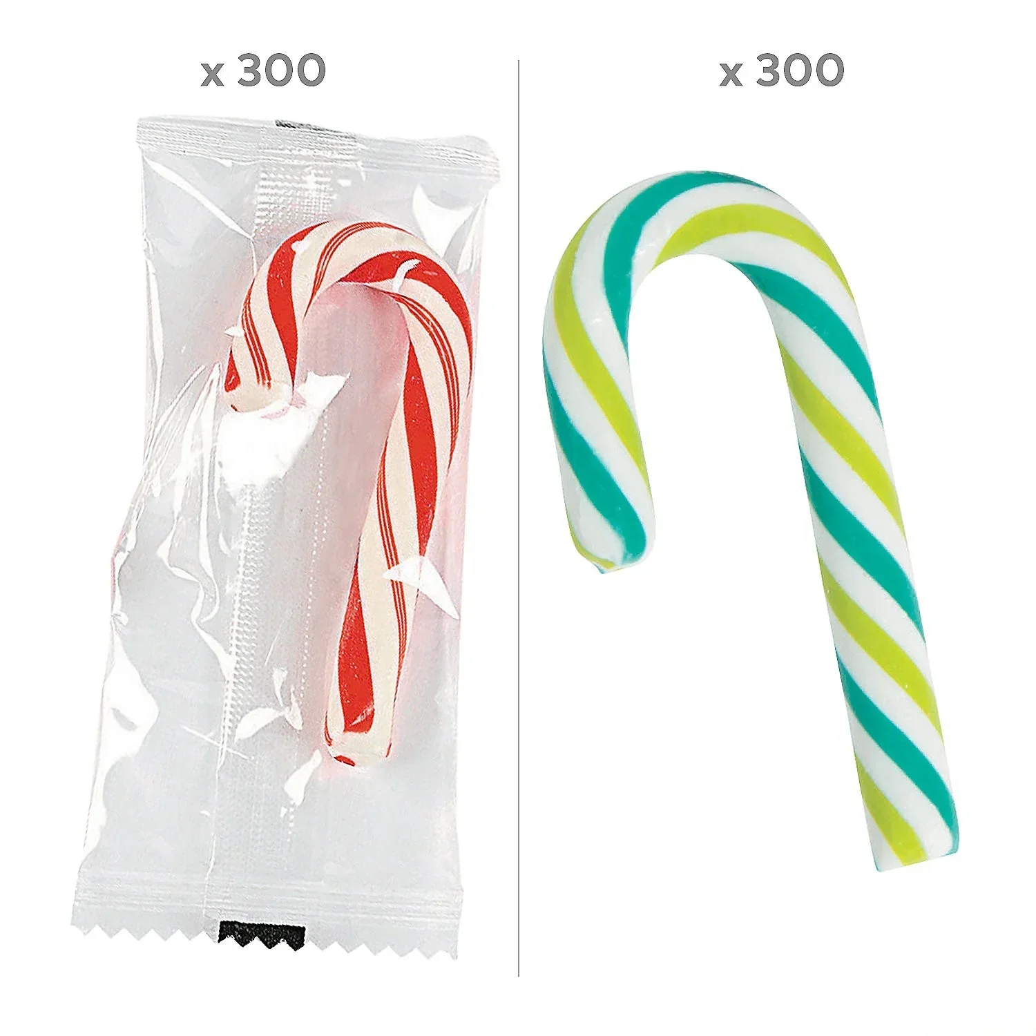 Mini Candy Cane Assortment: 600-Piece Case - Image 2