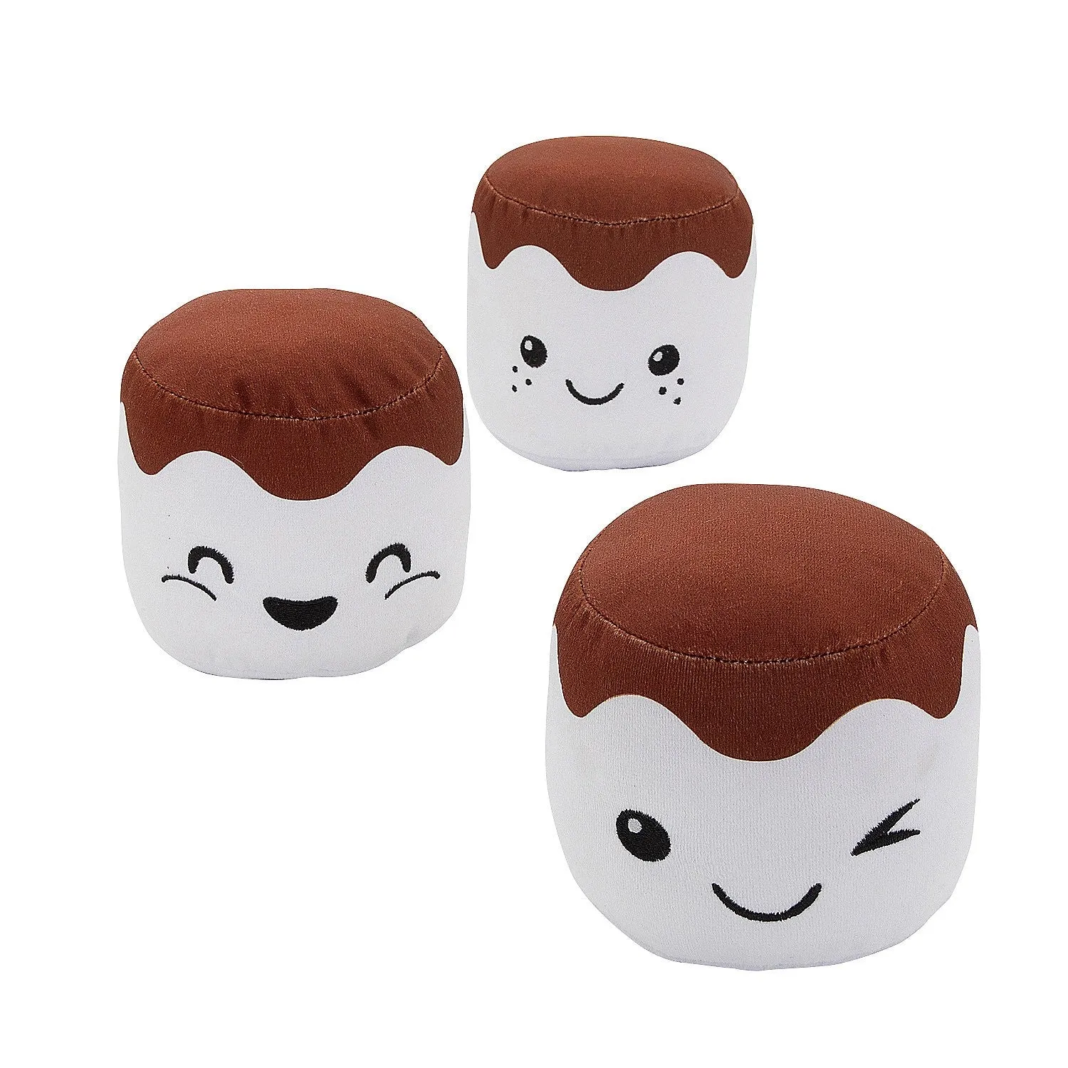Mini Marshmallow Stuffed Plush: 12-Piece Bag