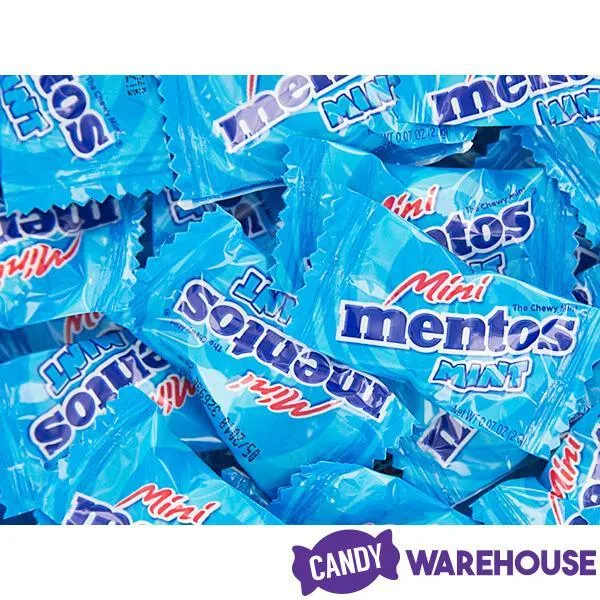 Mini Mentos Mint Candy Single Packs: 1LB Bag - Image 3