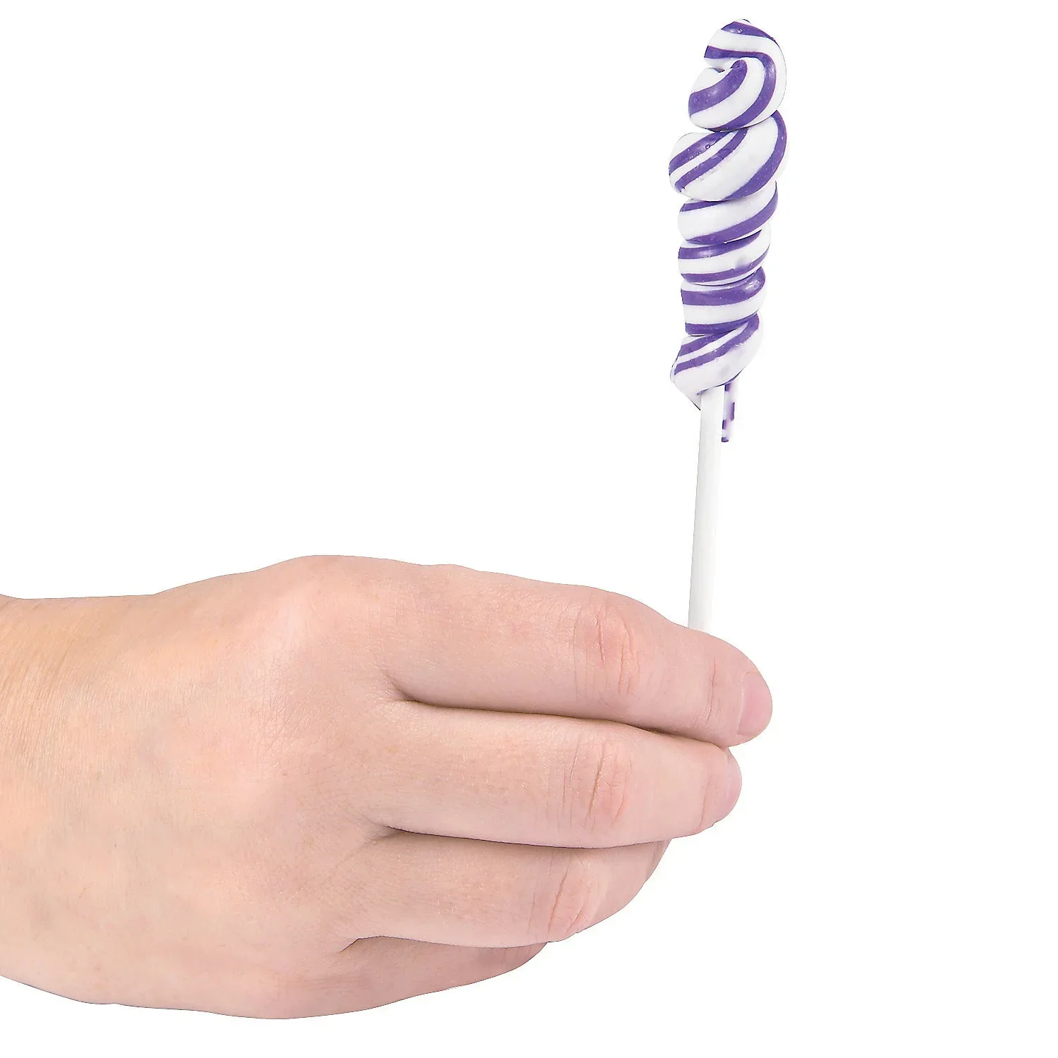 Mini Purple Twisty Pops - Grape: 24-Piece Bag - Image 2