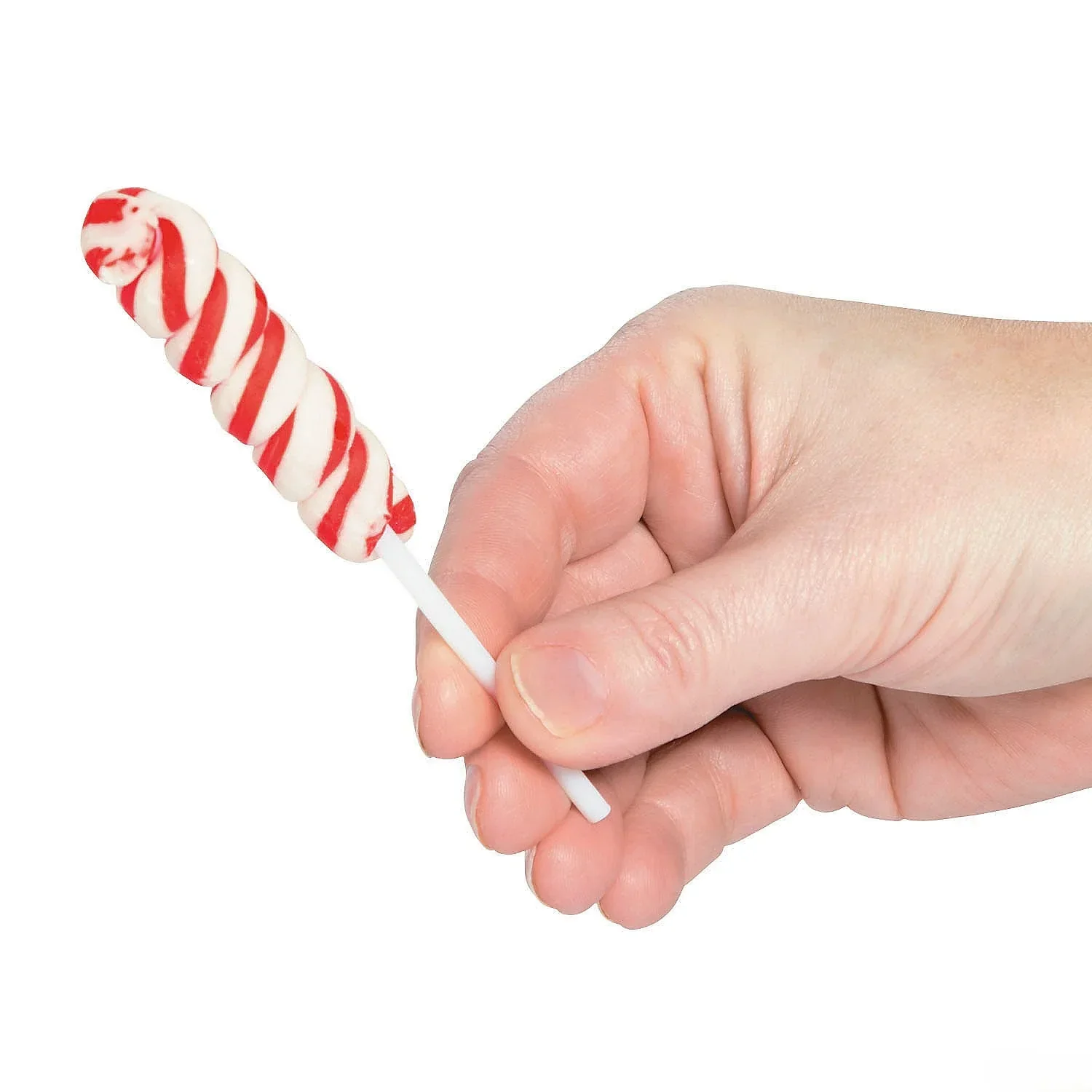 Mini Red Twisty Pops - Watermelon: 24-Piece Bag - Image 2