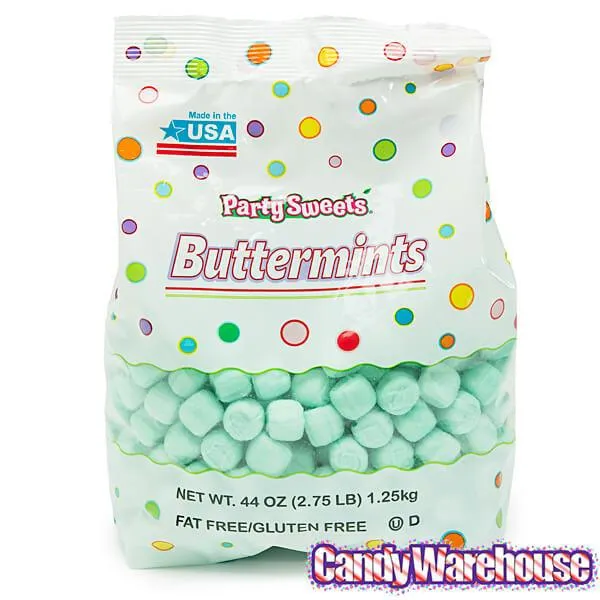 Butter Mints Creams - Mint Green: 2.75LB Bag - Image 3