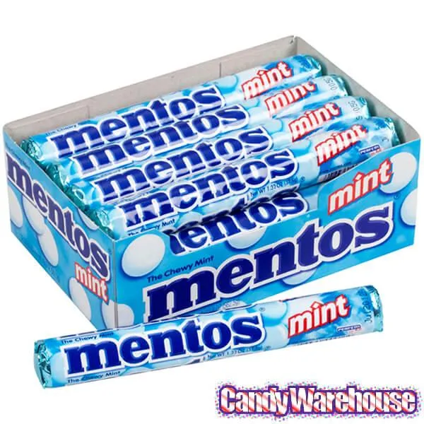 Mentos Candy Rolls - Mint: 15-Piece Box - Image 2