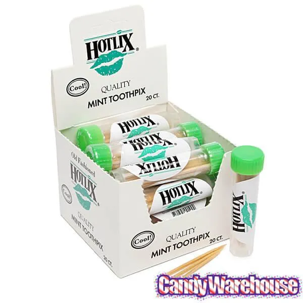 Mint Toothpicks Tubes: 20-Piece Box - Image 2