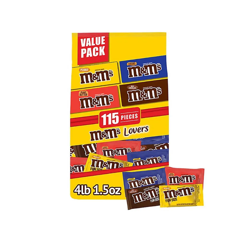 M&M's Candy Fun Size Packs: 115-Piece Bag - Image 2
