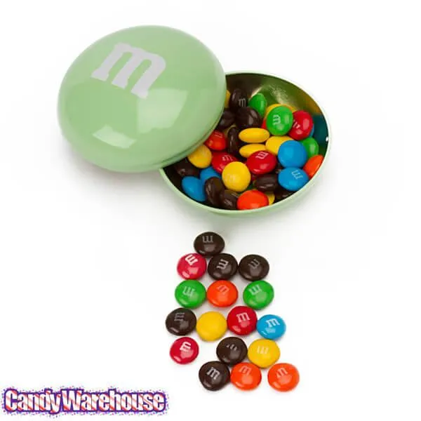 M&M's Filled Pastel Candy Tins: 12-Piece Box - Image 4