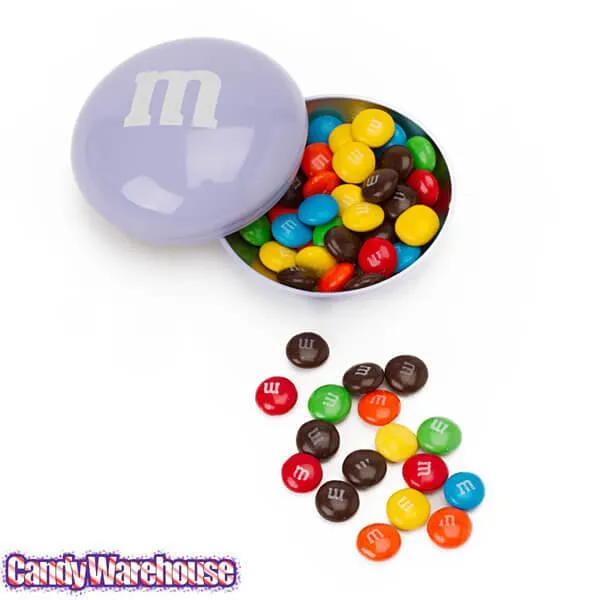 M&M's Filled Pastel Candy Tins: 12-Piece Box - Image 5