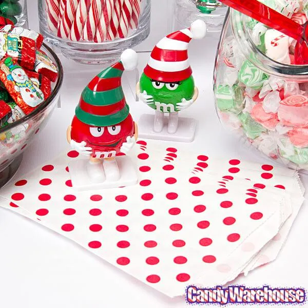 M&M's Minis Candy Filled Christmas Figurines: 12-Piece Display - Image 2