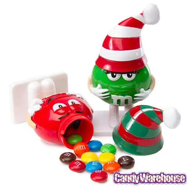 M&M's Minis Candy Filled Christmas Figurines: 12-Piece Display - Image 5
