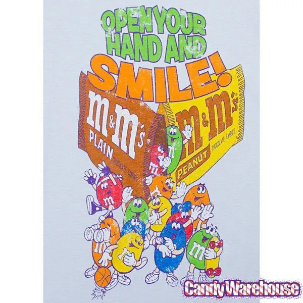 M&M's Open Your Hand and Smile Distressed T-Shirt - Youth - Medium - Image 2