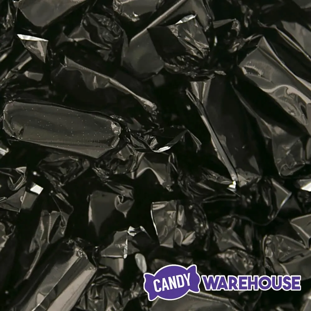 Foiled Caramel Candy - Black: 180-Piece Bag - Image 3