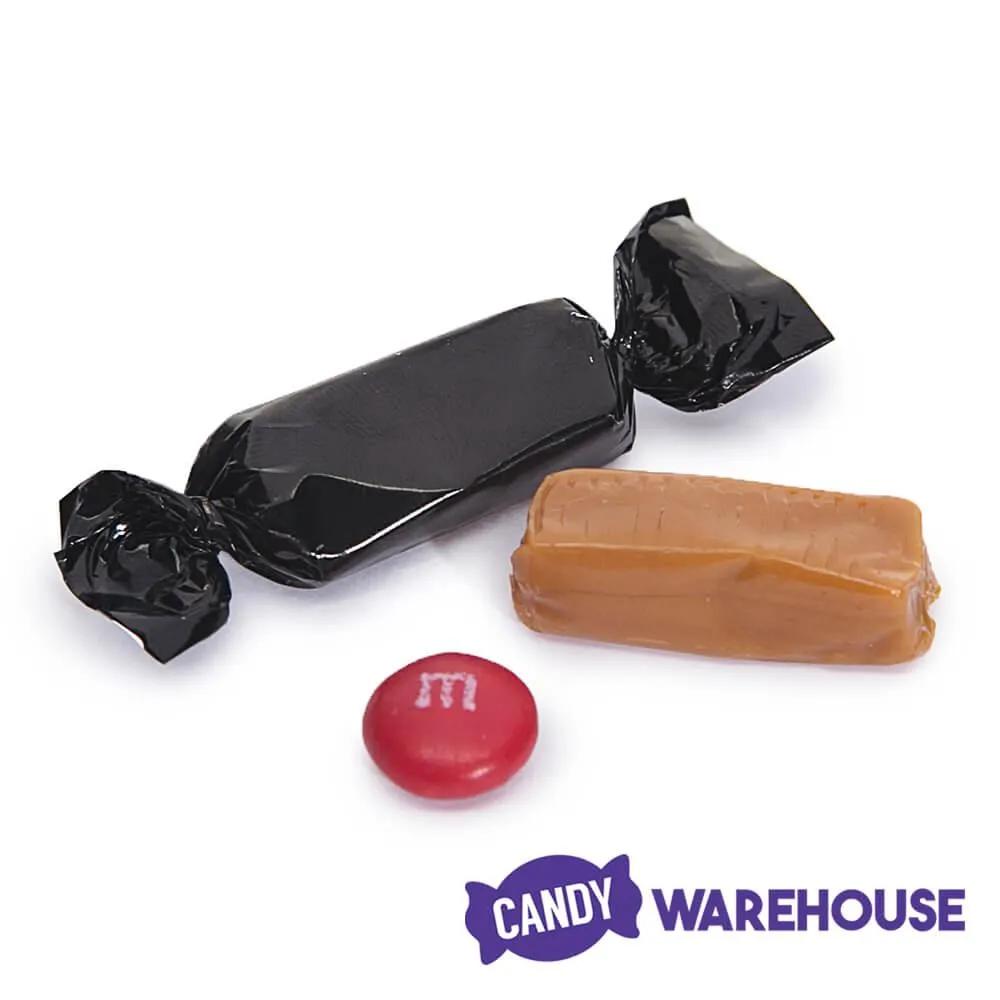Foiled Caramel Candy - Black: 180-Piece Bag - Image 5