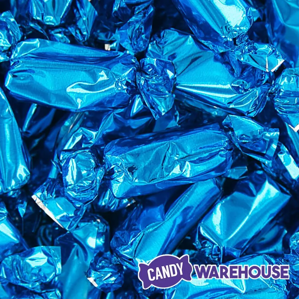 Foiled Caramel Candy - Blue: 180-Piece Bag - Image 2