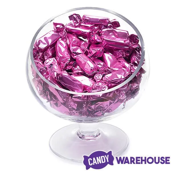 Foiled Caramel Candy - Hot Pink: 180-Piece Bag - Image 2