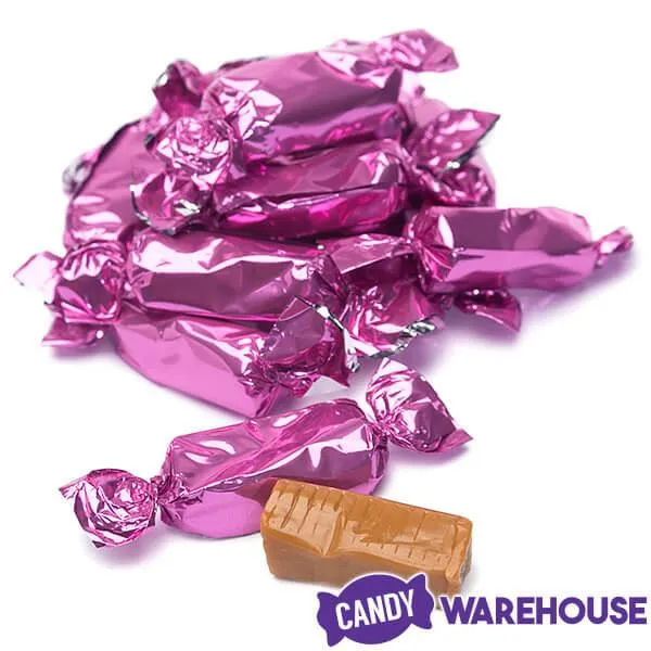 Foiled Caramel Candy - Hot Pink: 180-Piece Bag - Image 5