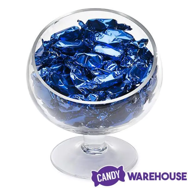 Foiled Caramel Candy - Navy Blue: 180-Piece Bag - Image 2