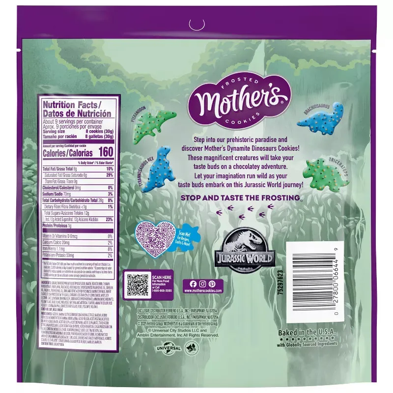 Mother's Cookies Chocolate Dynomite Dinosaurs: 9-Ounce Bag - Image 2