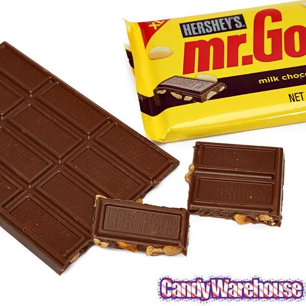 Mr. Goodbar Chocolate 4.4-Ounce Jumbo Candy Bars: 12-Piece Box - Image 2
