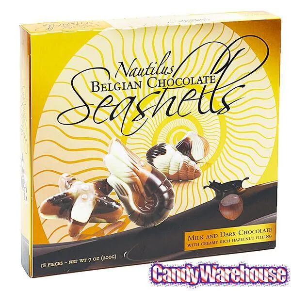 Nautilus Belgian Chocolate Seashells: 18-Piece Box - Image 3