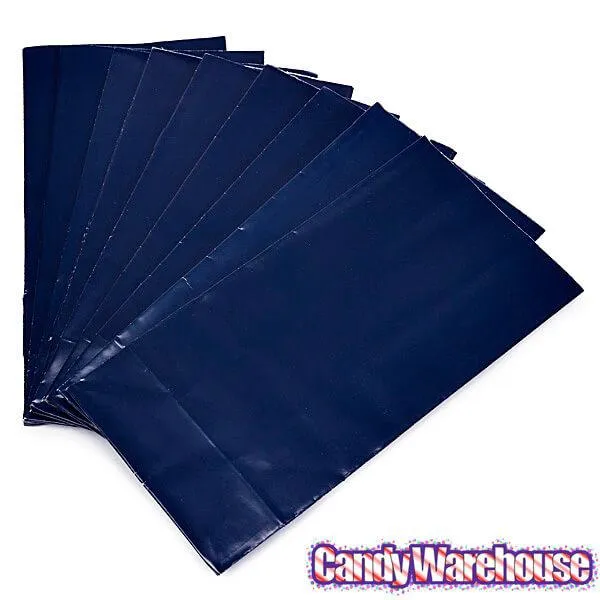 Mini Candy Treat Bags - Navy Blue: 24-Piece Bag - Image 2