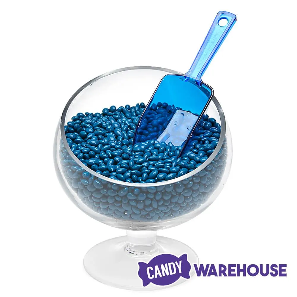 Plastic 2-Ounce Flat Bottom Candy Scoop - Navy Blue - Image 2
