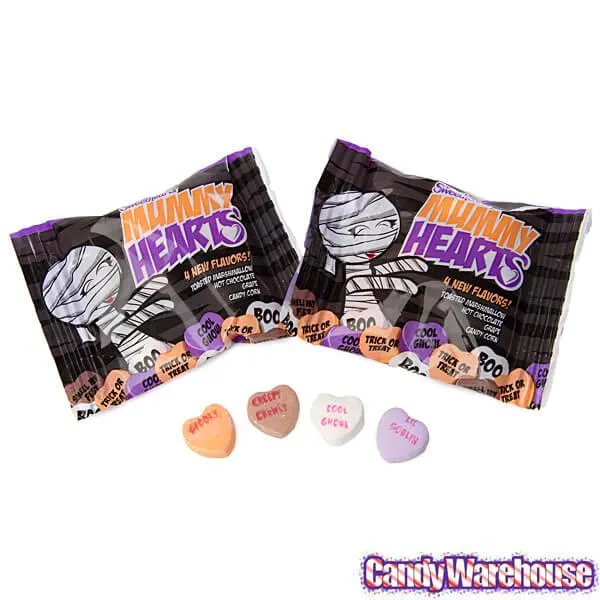 Necco Mummy Hearts Halloween Candy Packs: 9-Ounce Bag - Image 2