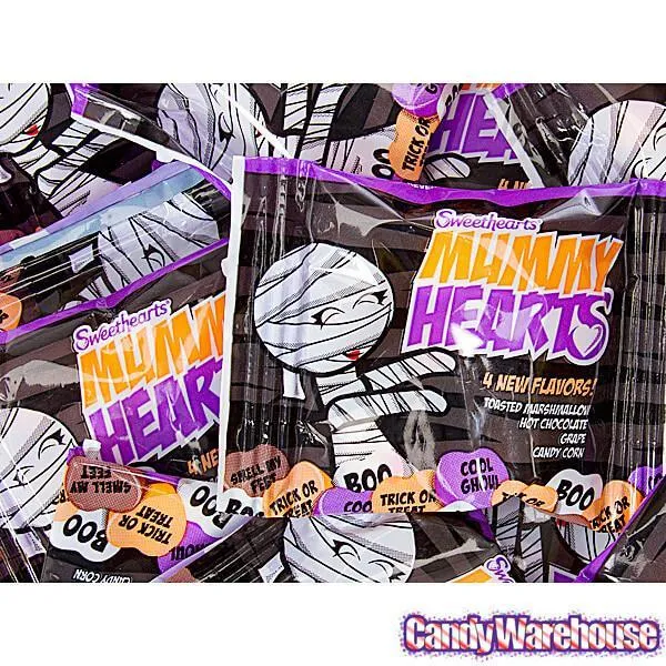 Necco Mummy Hearts Halloween Candy Packs: 9-Ounce Bag - Image 3