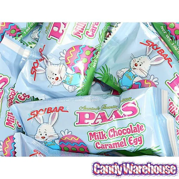 Necco PAAS Sky Bar Milk Chocolate Caramel Eggs: 24-Piece Display - Image 3