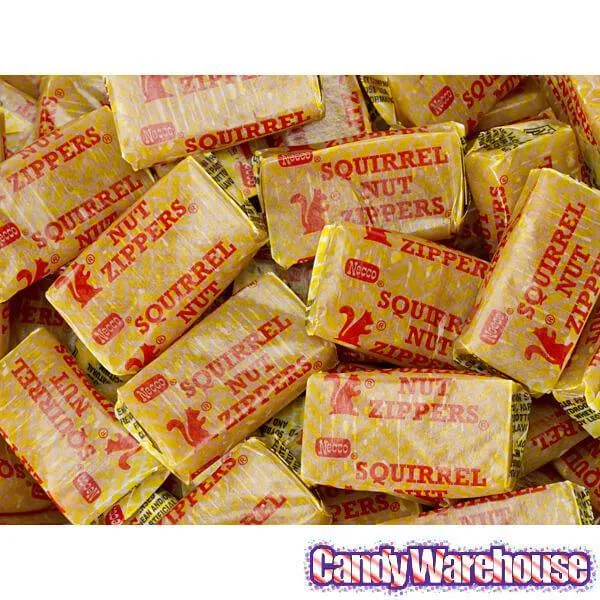 Necco Squirrel Nut Zippers Original Caramels: 240-Piece Tub - Image 2