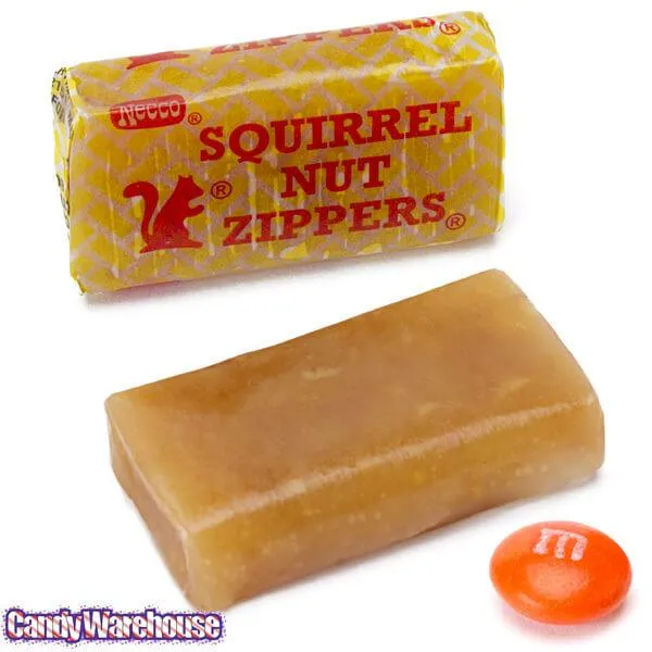 Necco Squirrel Nut Zippers Original Caramels: 240-Piece Tub - Image 4