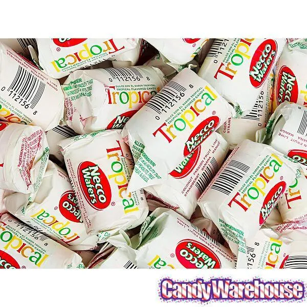 Necco Wafers Candy Mini Rolls - Tropical: 150-Piece Tub - Image 3