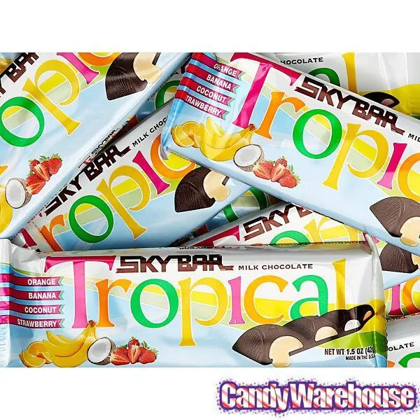 Necco Sky Bar Candy Bars - Tropical: 24-Piece Box - Image 3