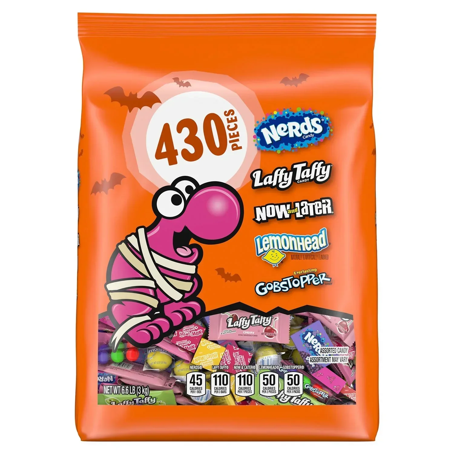 Nerds Classic Bulk Halloween Candy Assortment: 430-Piece Bag