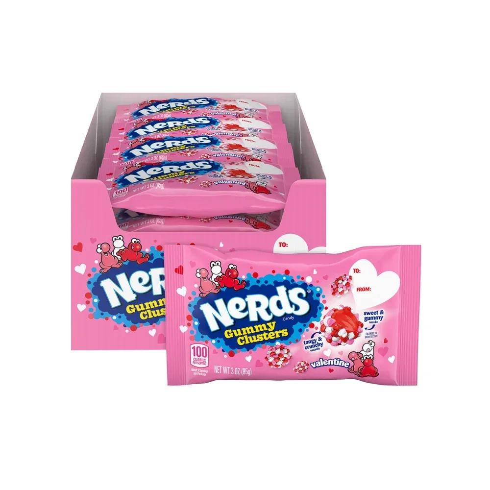 Nerds Valentine’s Gummy Clusters: 12-Piece Box