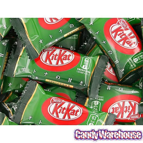 Nestle Kit Kat Snack Size Packs - Green Tea: 12-Piece Bag - Image 2