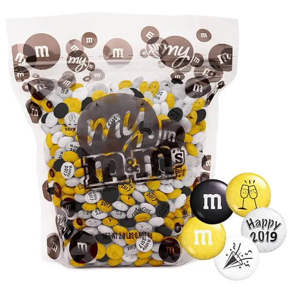 M&M's Milk Chocolate Candy - New Year 2019: 2LB Bag - Image 4