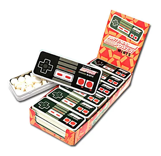 Nintendo Power Controller Candy Mint Tin: 18-Piece Display