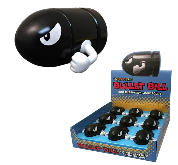 Nintendo Super Mario Bullet Bill Candy Tins: 9-Piece Display