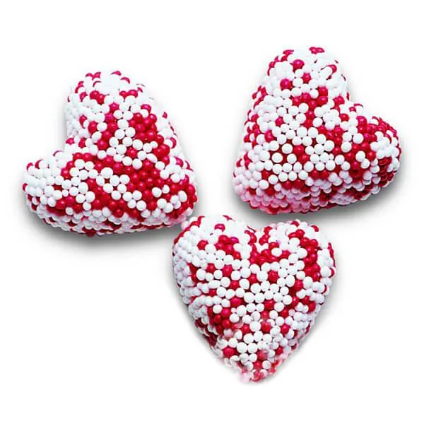 Nonpareils Pectin Cherry Hearts: 2LB Bag