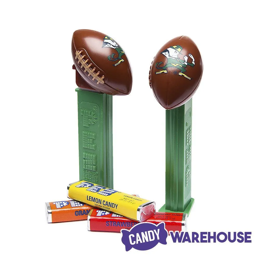 NCAA College Football PEZ Candy Packs - Notre Dame: 12-Piece Box - Image 2