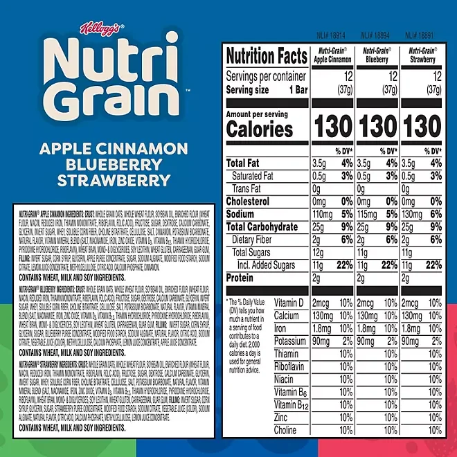 Nutri Grain Breakfast Bars - Variety Pack: 36-Piece Box - Image 3