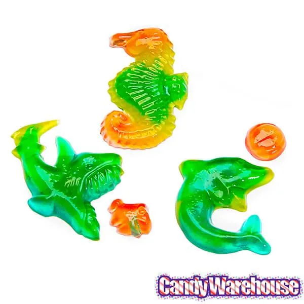 Ocean Shapes Gummy Candy 4-Packs: 18-Piece Box - Image 7