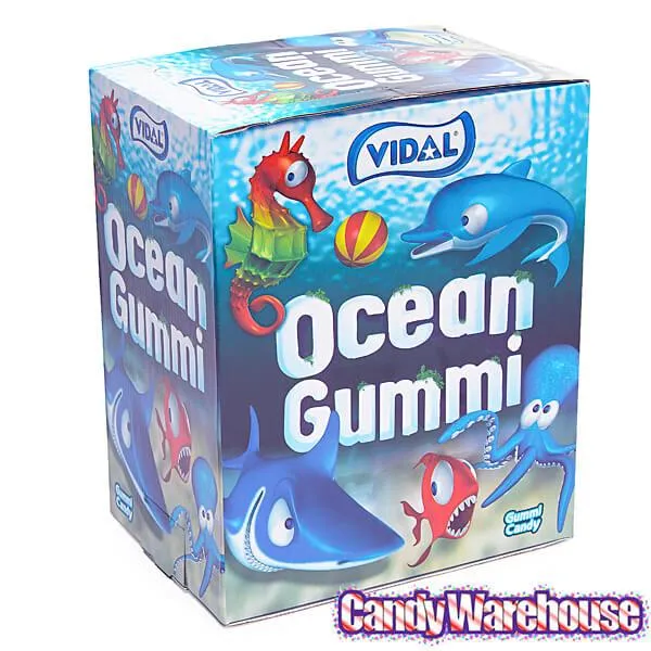Ocean Shapes Gummy Candy 4-Packs: 18-Piece Box - Image 8