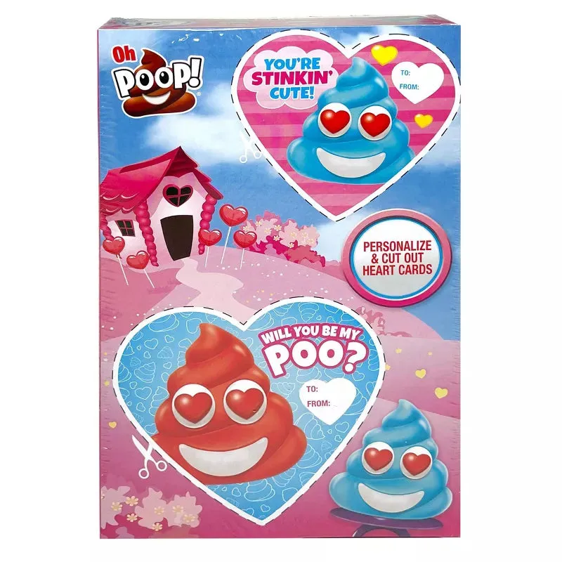 Oh Poop! Valentine's Lollipop Rings: 20-Piece Box - Image 3