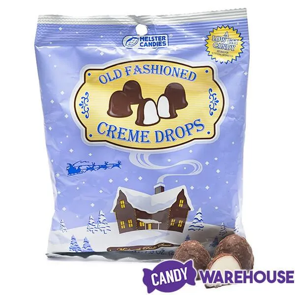 Old Fashioned Chocolate Creme Drops 7.5-Ounce Bags: 12-Piece Box - Image 3