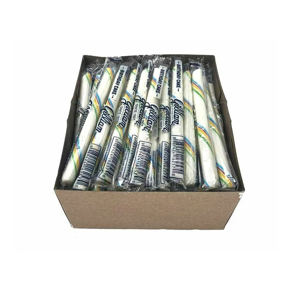 Old Fashioned Hard Candy Sticks - Birthday Cake: 80-Piece Box - Image 2