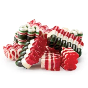 Old Fashioned Mini Thin Ribbon Candy: 10LB Case