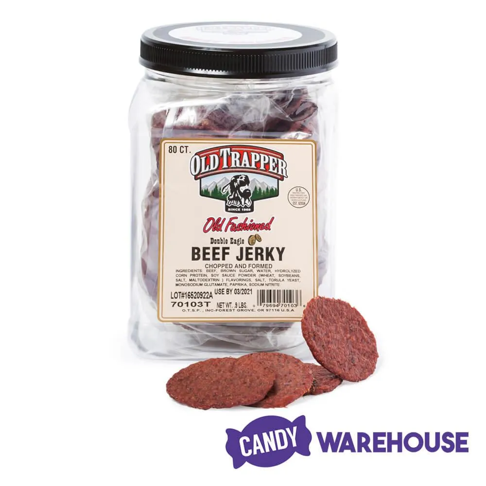 Old Trapper Double Eagle Old Fashion Beef Jerky 80ct Jar - Image 3